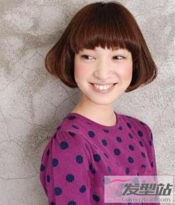 女生西瓜头短发发型 时尚瘦脸年轻好几岁