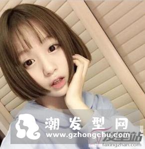 妹妹头,上学时有不少女同学剪过这种发型