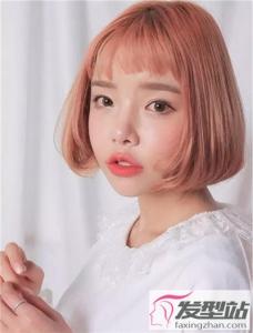 女生内扣短发发型 修颜塑型小清新范