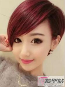 适合女生的斜庞克发型 洒脱有个性比男生还帅