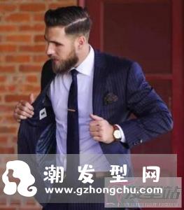 男侧面发型一道杠 帅气时尚回头率高