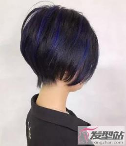 女生剃后脖短发发型 层次感鲜明清爽干练