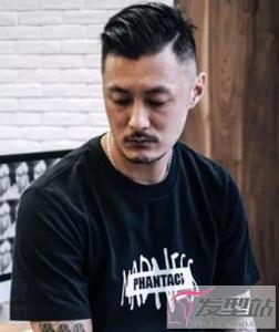男侧面发型一道杠 帅气时尚回头率高