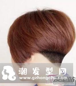 女生后面推掉短发 洋气清爽释放个性
