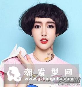 时尚女生蘑菇头发型 瘦脸百搭年轻好几岁