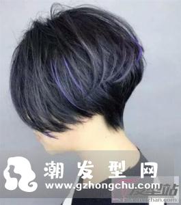 女生后面推掉短发 洋气清爽释放个性