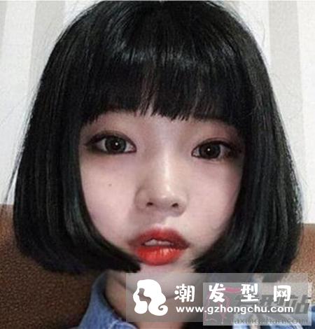 哪种短发发型好看 妹妹头瘦脸显可爱