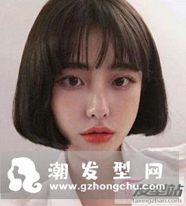 妹妹头,上学时有不少女同学剪过这种发型
