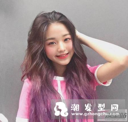 张元英为保紫发冷水洗头 紫色染发适合什么肤色怎么保养？