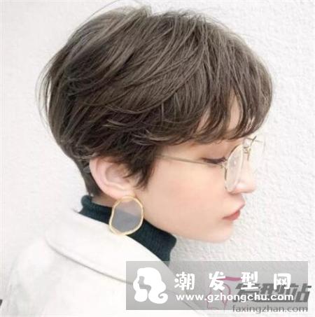 女生超短发发型,超级个性,没有更短,有人敢挑战一下