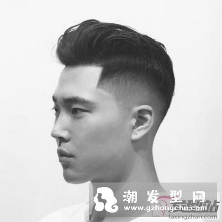 男生经典油头Undercut发型 呈现清爽阳刚的气息深受型男喜爱