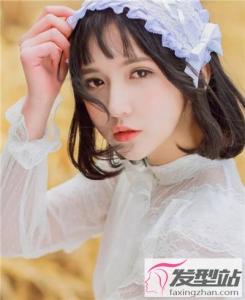 女生内扣短发发型 修颜塑型小清新范