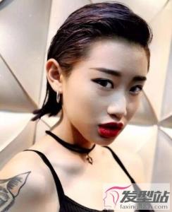 女生时髦油头发型 干练洒脱比男生还帅