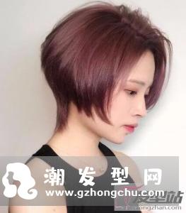 女士搓边头短发发型 简约不乏韵味气质爆棚