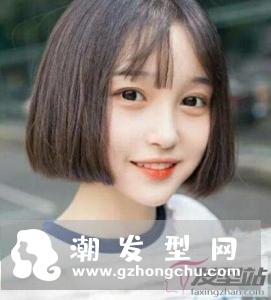 妹妹头,上学时有不少女同学剪过这种发型