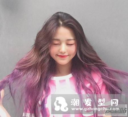 张元英为保紫发冷水洗头 紫色染发适合什么肤色怎么保养？