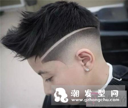渐变线条雕刻发型 个性型男发型设计