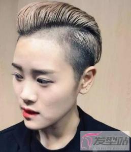 女生时髦油头发型 干练洒脱比男生还帅