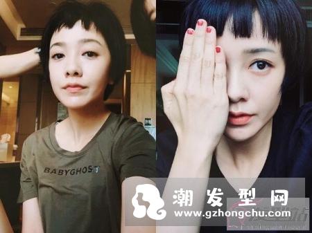 睡醒头发翘起来怎么办 郭采洁短发用丝袜套头？