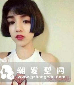 好看的女生黑色短发 不染发照样时尚撩人