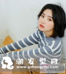 好看的女生黑色短发 不染发照样时尚撩人