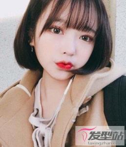 女生内扣短发发型 修颜塑型小清新范