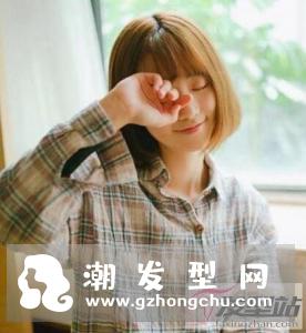 妹妹头,上学时有不少女同学剪过这种发型