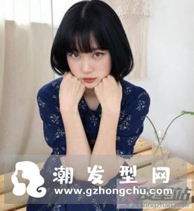好看的女生黑色短发 不染发照样时尚撩人