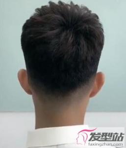 男生斜庞克发型四面图 360度无死角让你全面了解