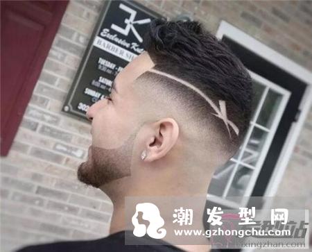 渐变线条雕刻发型 个性型男发型设计