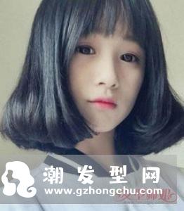 女生内扣短发发型 修颜塑型小清新范