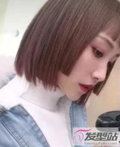 适合年轻女生的短发 公主切短发瘦脸显嫩