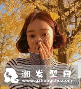 女生内扣短发发型 修颜塑型小清新范