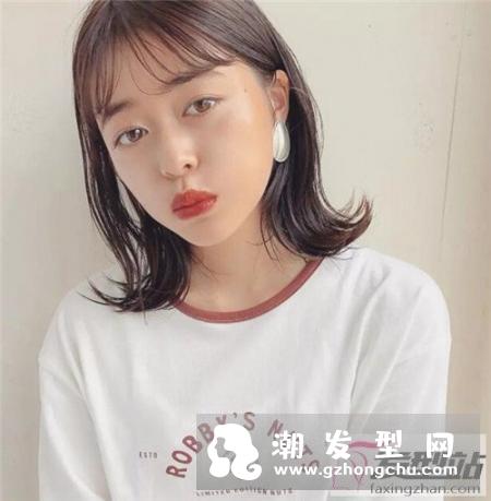 复古原生黑发外翘发型,经典时髦唯美