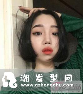 女生内扣短发发型 修颜塑型小清新范