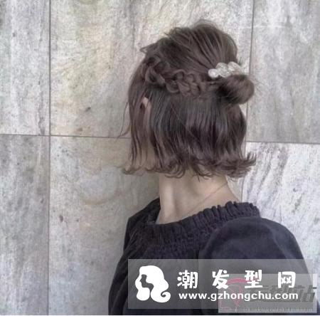 短发怎么扎好看 自己可以扎的短发发型大全