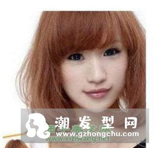 燕尾头短发非常轻盈的一款短发
