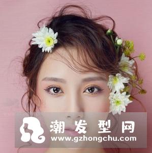 倒三角形脸型新娘适合什么发型 公主头偏分就不错的