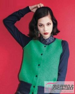 女生复古风短发发型 韵味十足令人过目不忘
