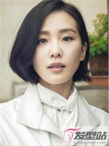 女生齐脖短发发型 瘦脸洋气拥有天鹅颈
