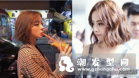 女生纹理短发超百搭好整理 发量少扁塌发扁头沉重发色救星！