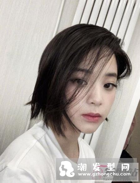 女星示范短发造形整理教学 假小子中性发型帅到崩溃