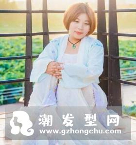 短发汉服发型 清新婉约画风唯美