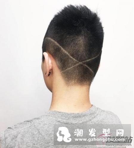 男士雕刻图案简单帅气 硬派刻发一秒man炸