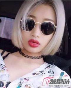 女生短发怎么剪好看 一刀切短发别致率性　