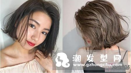 女生纹理短发超百搭好整理 发量少扁塌发扁头沉重发色救星！