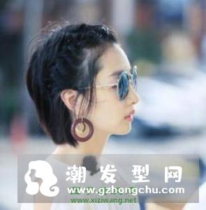女生短发怎么剪好看 黑色露耳短发超帅气