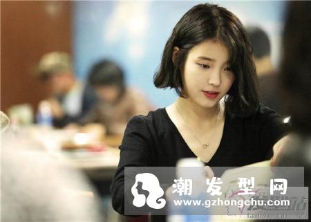 iu李智恩最新短发发型 时尚清新少女感满满