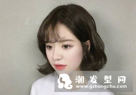 蛋卷头短发怎么烫 发型图片欣赏