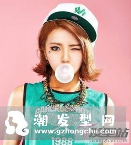 女生偏分短发发型 修颜时尚秒变小脸